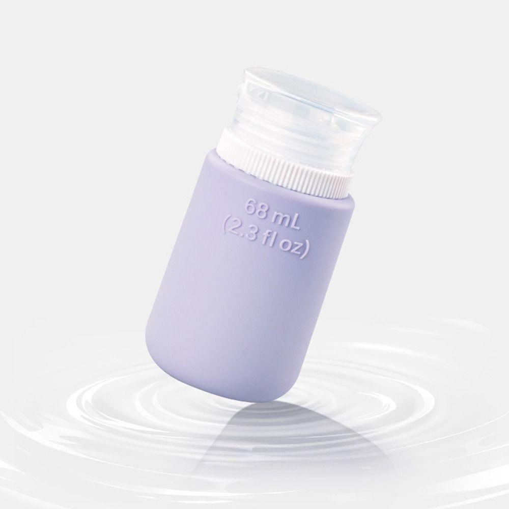 Silicone Lotion Container 68ML/98ML Shower Gel Lotion Bottle Silicone Refillable Bottles  Travel