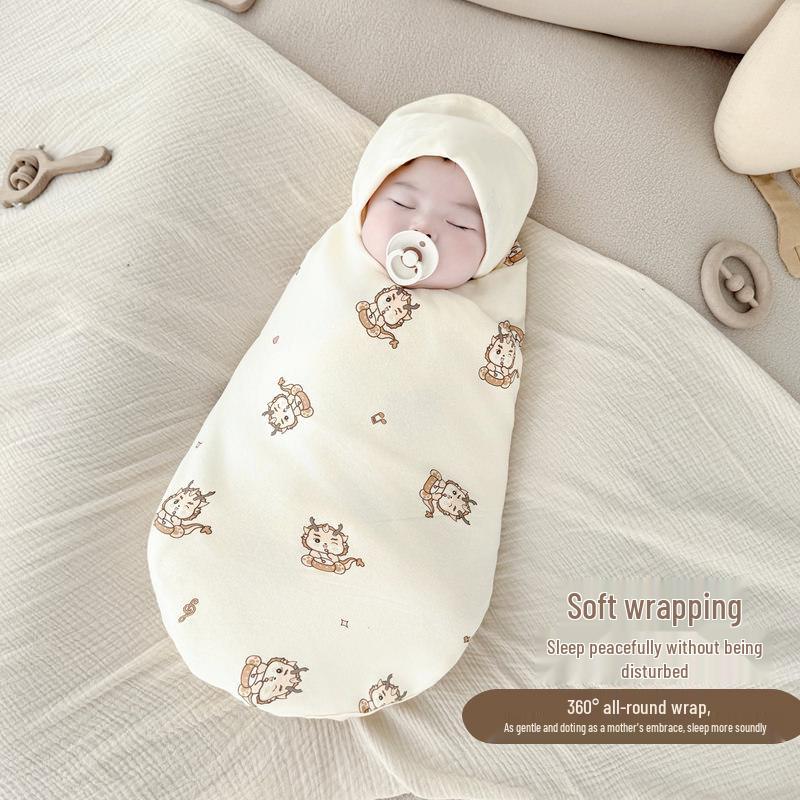 Pure Cotton Newborn Baby Swaddle Blanket - Class A Wrapping Cloth for Delivery Room