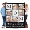 Custom Blanket Flannel Blanket Photo Flannel Blankets for Sofa or Bed Gift DIY Print On Dropshipping