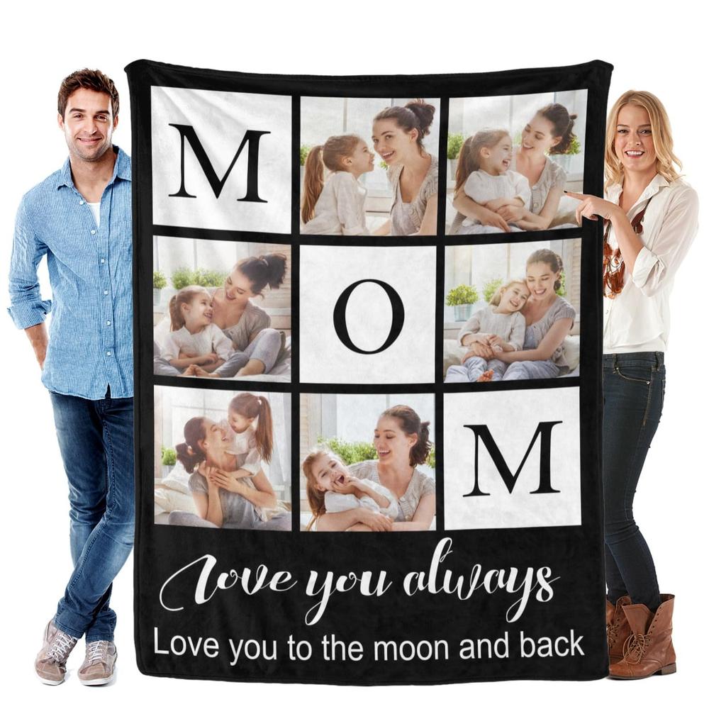 Custom Blanket Flannel Blanket Photo Flannel Blankets for Sofa or Bed Gift DIY Print On Dropshipping
