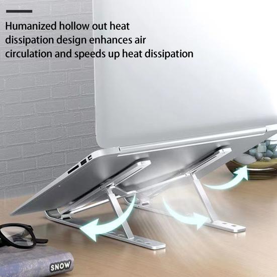 6 Gears Adjustable Triangle Stable Laptop Strong Load Bearing Tablet Stand Folding Desktop Stand Holder for