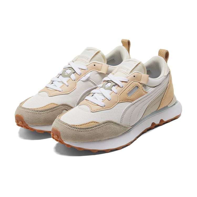 Puma Rider FV Future Vintage - Pristine Light Sand Unisex Sneakers Cream 387672-05