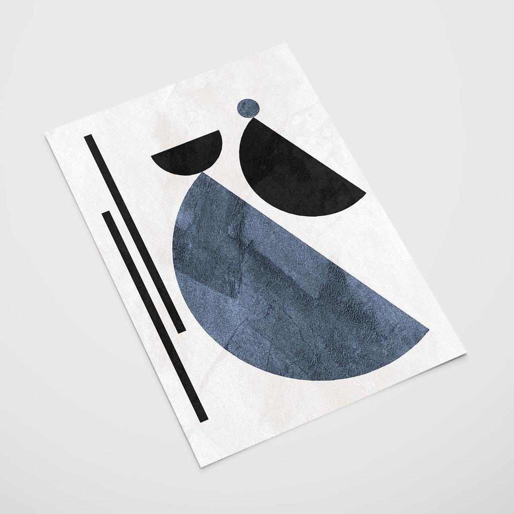 Plakat geometria abstrakcja