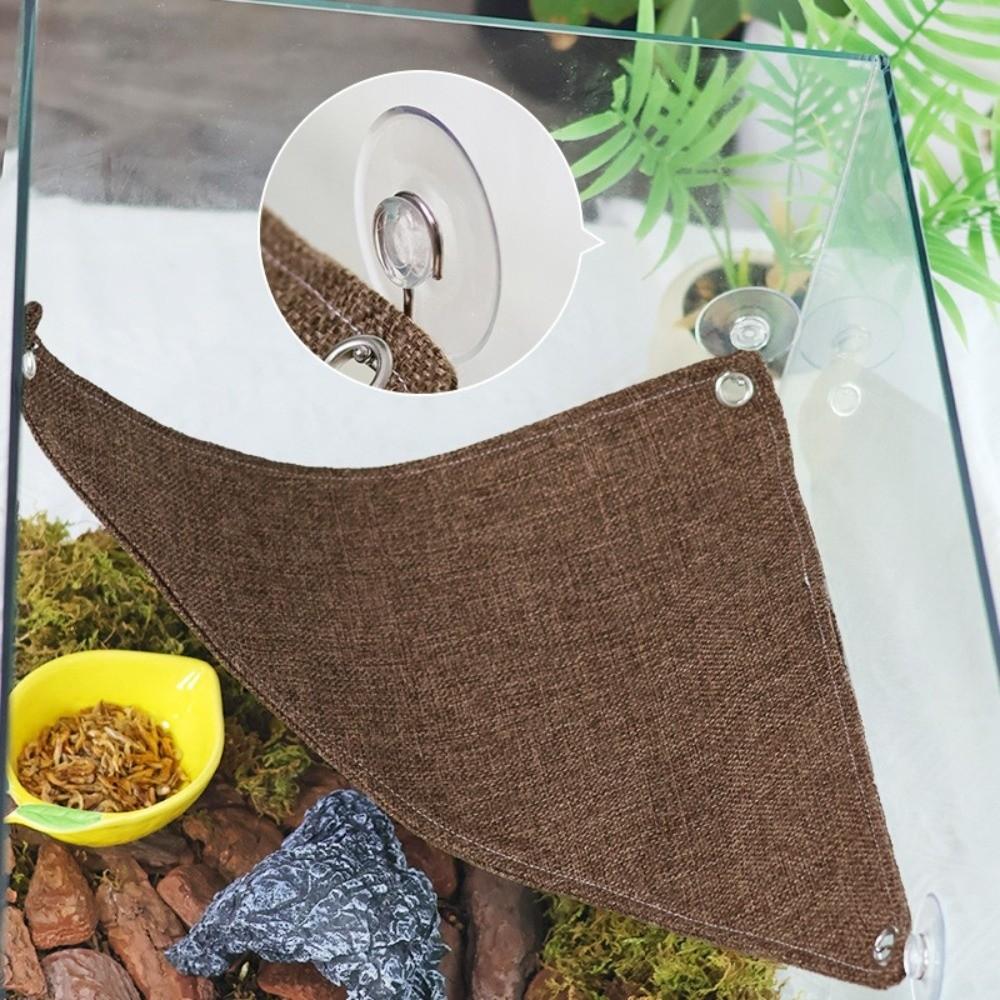 Breathable Reptile Climbing Toys Lightweight Geckos Habitat Reptile Bed Swing  Habitat Decor