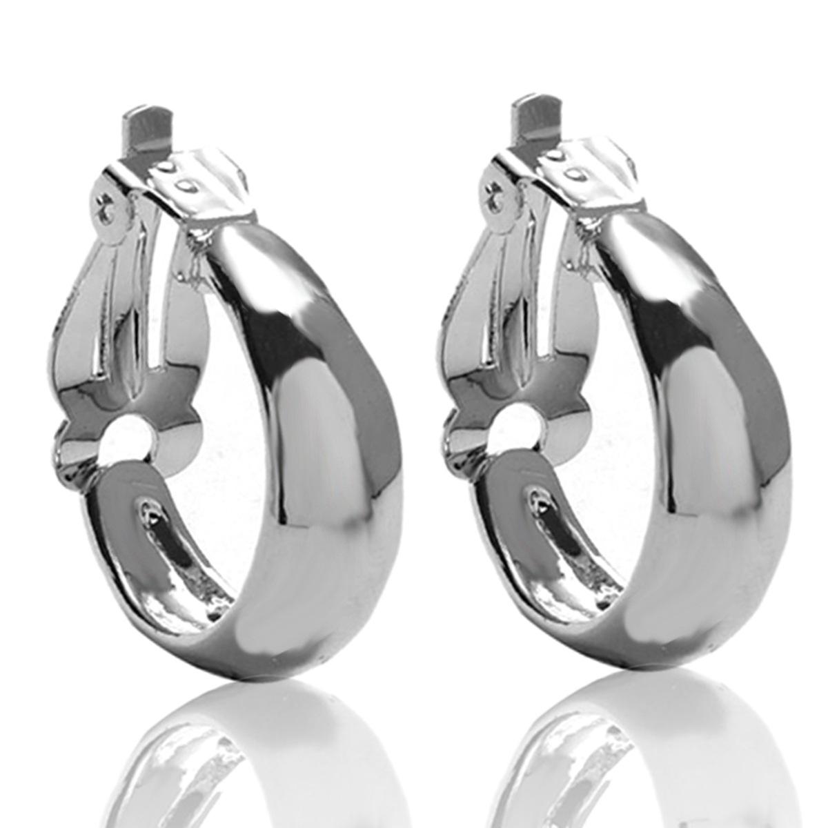 

Серьги Простые металлические клипсы для ушей Без пирсинга ушей Премиальные ретро клипсы для ушей с жемчугом