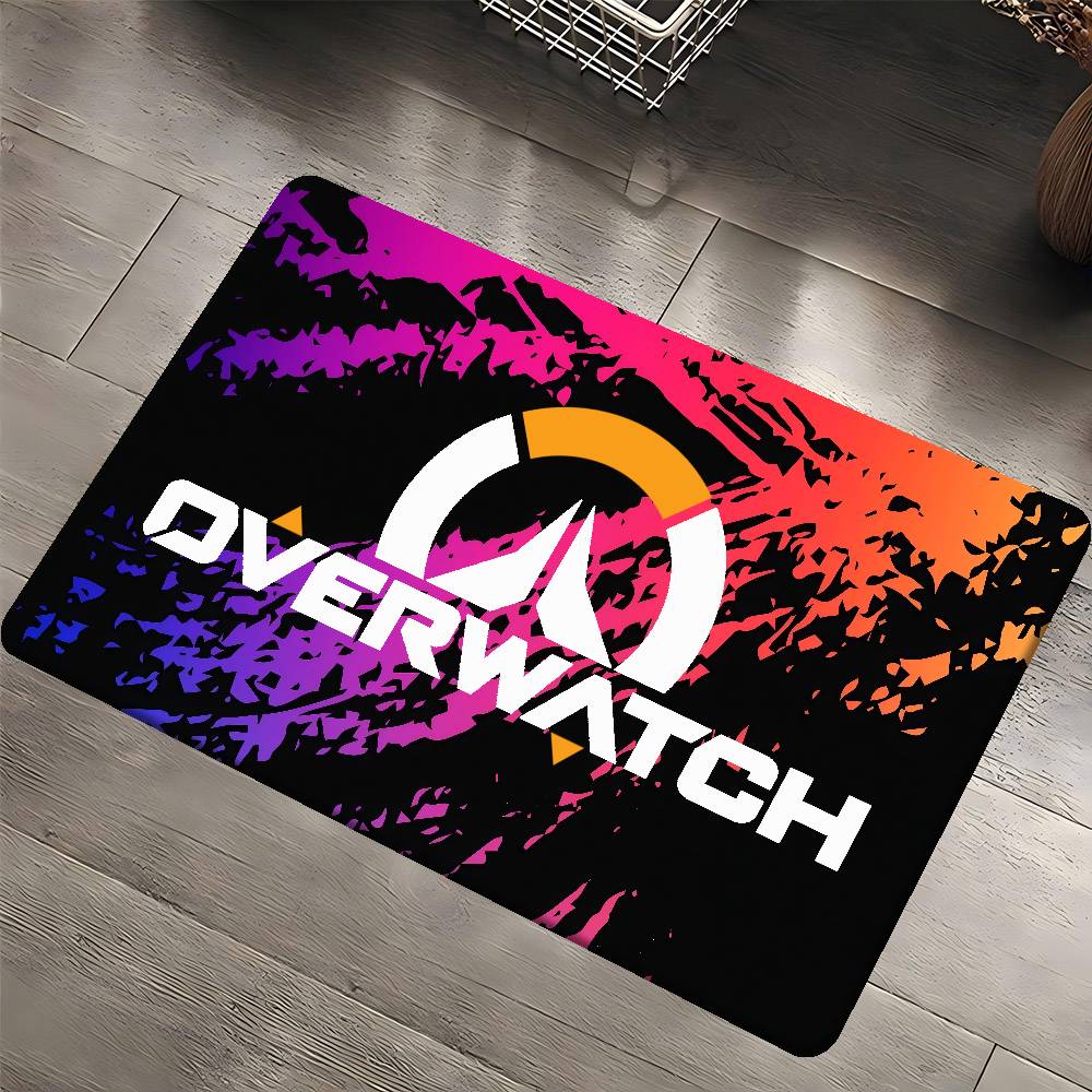 O-Overwatch Games LOGO Kitchen Mat Cheaper Anti-slip Modern Living Room Balcony Printed Modern Home Decor