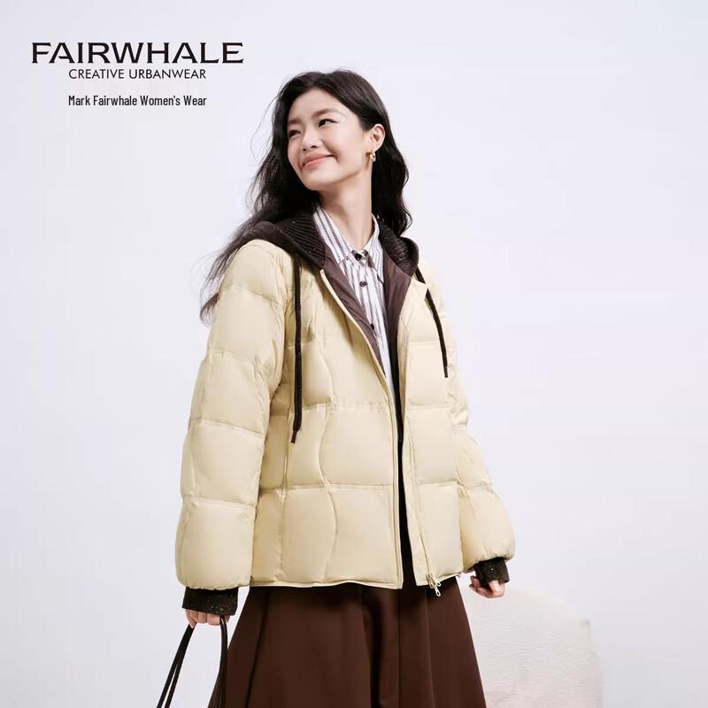 Mark Fairwhale Women s Hooded Short Down Jacket L