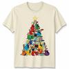 Guitar Christmas Tree Holidays Unisexs TShirt Unisexs Tee Graphic Unisex Music