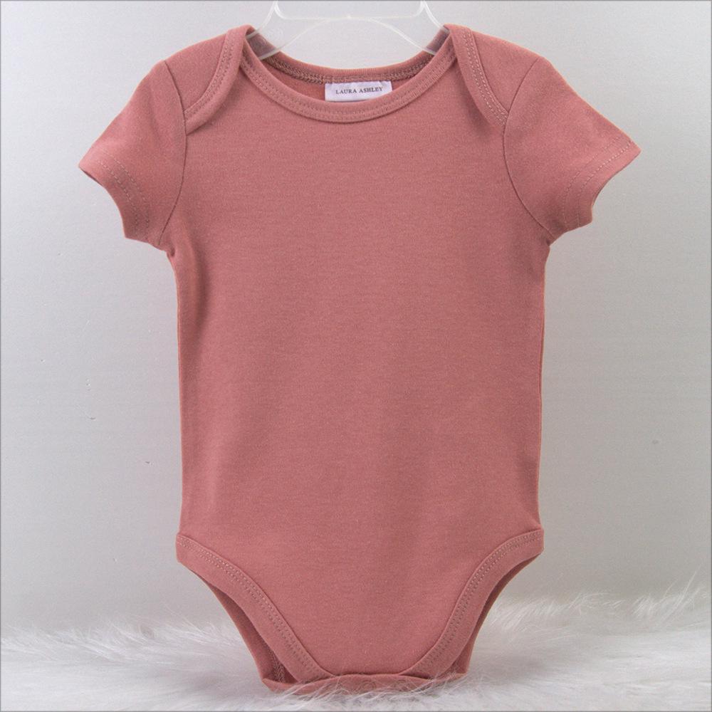 Nieuwgeboren Katoenen Driehoek Baby Bodysuits om te Kruipen