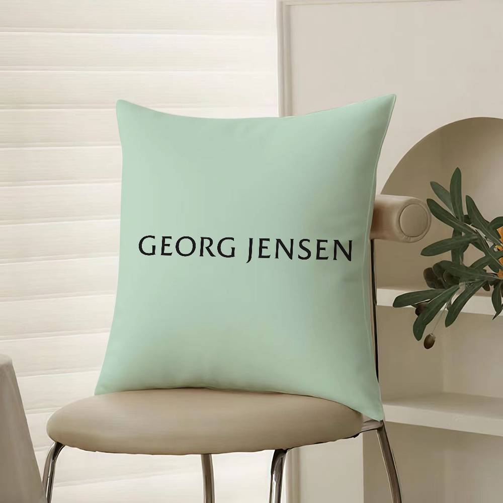 

Navias Превосходный дизайн Georg Jensen-Наволочка Комфортный диван-кровать Шелковисто-элегантная Невидимая молния Декоративная наволочка 12x12Inch