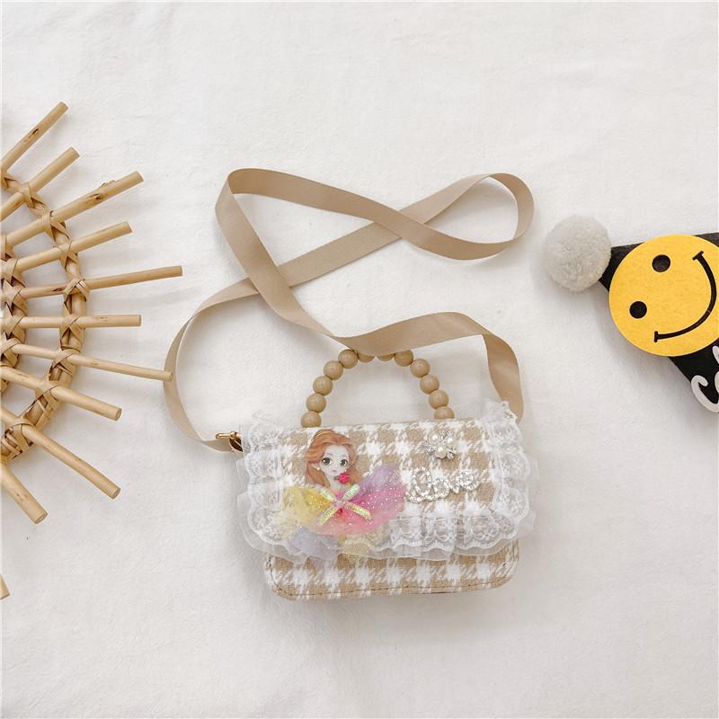 Trendy Mini Handbag For Kids Stylish Cotton And Linen Shoulder Bag For Girls