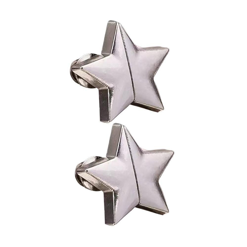 2Pcs Simple Nail-Free Magnetic Curtain Button Punch-free Drapery Clips Curtain Ties for Home