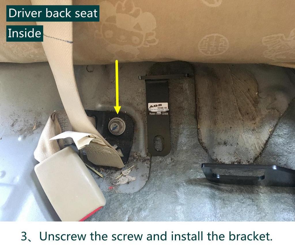 Civic ISOFIX Child Seat Retainer Bracket