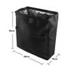 Foldable Car Trash Can With Storage Pockets Waterproof Leakproof Hanging Garbage Bin For Auto Outdoor Camping Organizer