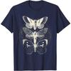 Witchcore Lepidoptera Butterfly Moth Insect Astronomy Lover T-Shirt Halloween Vintage T Shirt for Men Women Daily Four Seasons