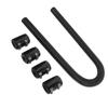 Radiator Flexible Coolant Water Hose Kit with Cap Clamp Stainless Steel 48 Inch Universal Engine Cooling Water Hose Kit