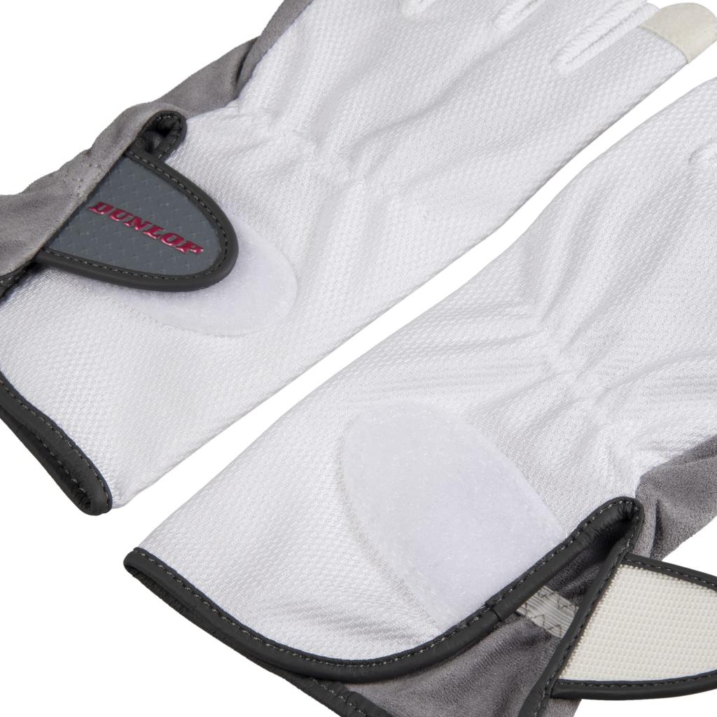 DUNLOP Tennis Gloves Both Hands Set White S TGG0119W