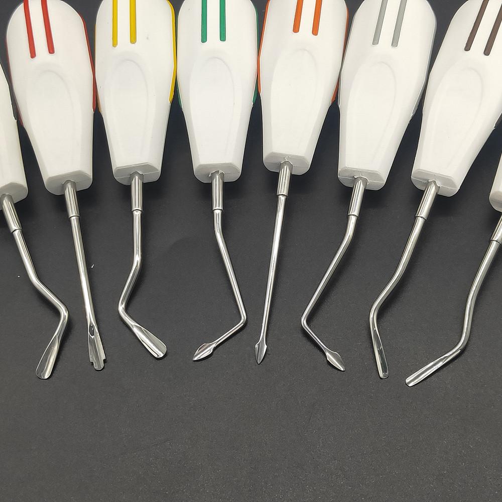 Nový typ elevátoru pro extrakci zubů Dentální extrakce kořene Minimálně invazivní sada kleští na extrakce zubů