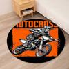Off-road motoren Gedrukt Rond Vloerkleed Stoelkleed Gebiedskleed Entree Deurmatten, voor Kantoorstoel Woonkamer Slaapkamer Keuken.