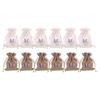 Pack Of 12 Cotton and Linen Drawstring Bags Lavenders Bags for Jewelry, Wedding, Spices, and Herbs Storage