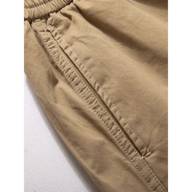 American-Style Men's Casual Pants, Spring and Autumn 2025 New Model, Pure Cotton, Men's Straight Loose Wide-Leg Long Pants, Trendy
