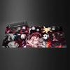 Tappetino Mouse per Gaming Anime Demon Slayer, Tappetino Grande per Tastiera e Scrivania in Gomma con Bordo Cucito da 2MM