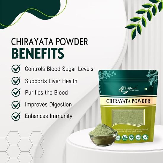 Birju Mahavir Chirayata Bitterstick Swertia Chirata Powder (200 G)