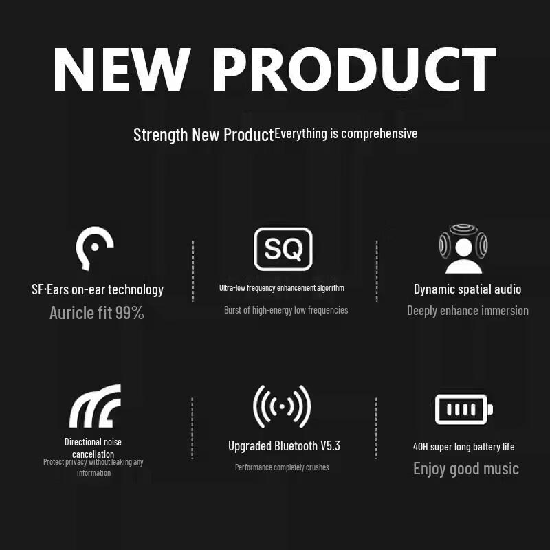 aWEI T93 Open-Ear Sport Bluetooth Headphones