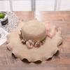 Summer Straw Hat With Flower Petals For Women Sun Protection And Breathability
