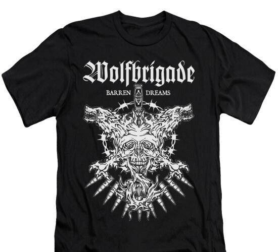 Wolfbrigade barren dreams T-shirt Indie Rock Punk Metal Gothic Unisex tee XXL