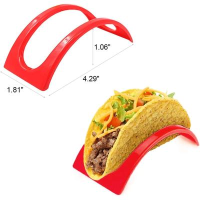 10ks Stojan na taco Mexický stojan na palačinky Podnos na tortilly Držák palety na jídlo Kuchyňské potřeby vaření porta hot dog roti maker