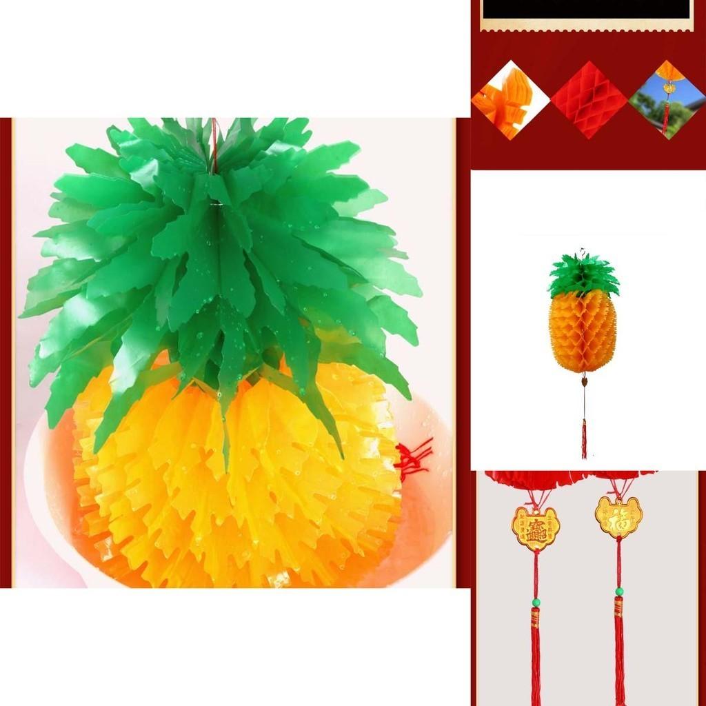 Exquisite Pineapple Apple Lanterns For Joyful Happy New Year Celebrations And Festive Decor