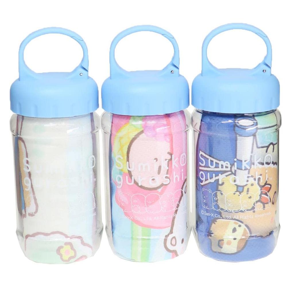 Sumikkogurashi Towel for Bottled Cooling Face Towel Minikko [Cooling Summer] / San-X