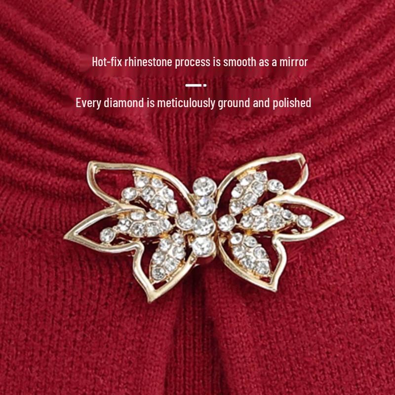 Elegant Women's Embroidered Knit Cardigan Two-Piece Set
