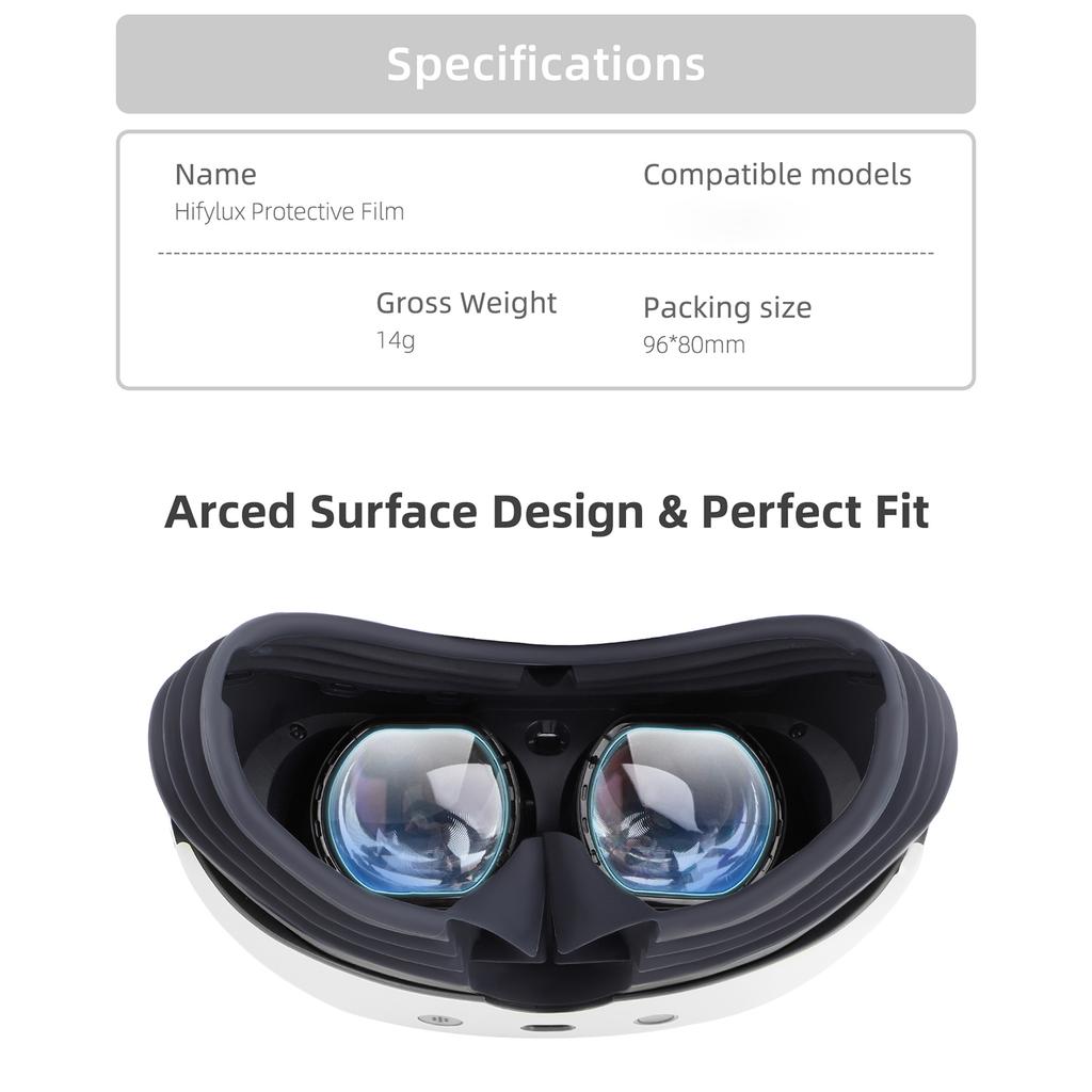 4 Stück Langlebige VR-Linsenschützer Weiche VR-Schutzfolie für PS VR2 Brillenlinse Wasserdichte Folie Staubdichte VR-Linsenabdeckung