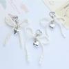 Trending Heart-Shaped Bow Bag Charm: Keychain & AirPods Pendant