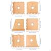6Pcs Keramik Werkzeuge Ton Rippen Gravur Modellierung Durable Holz Fuß Former für