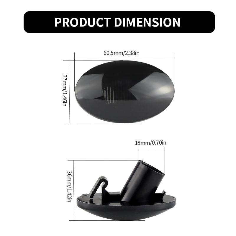 2PC For Opel Vauxhall Combo Tour Corsavan Mk2 Corsa C Tour Meriva Car Side Marker Lamp Covers Indicator Turn Signal Light Shells