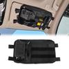 MAIKER OFF ROAD Car Sun Visor Car Storage Multifunctional Pocket Visor Organizer with Removable Small ID Zippered Visor Card Small Item Elastic Car