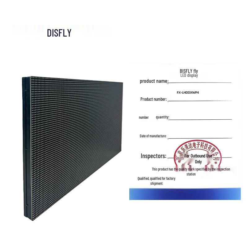 Outdoor Full-Color P4 LED Advertising Display Screen CN Plug (adapter Included)