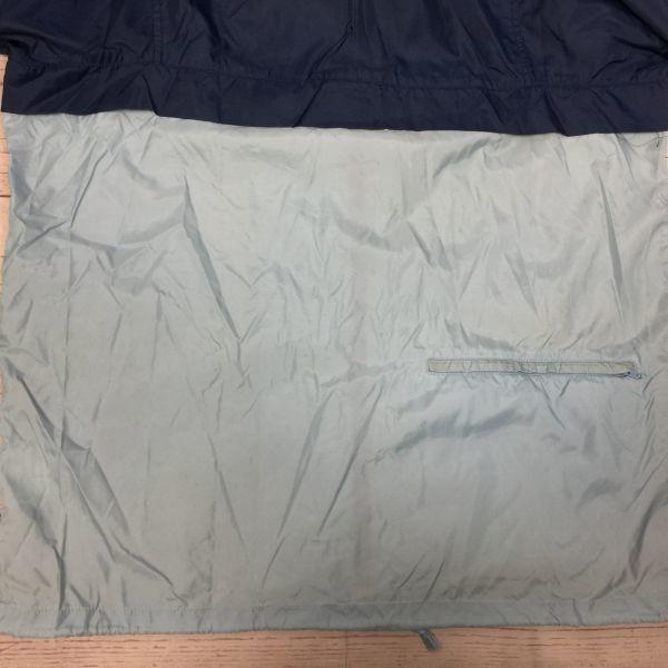 80s Vintage CLUB Adidas Packable Hood Full Zip Nylon Jacket M Blue Light Blue Shaka Jersey Blouson Outerwear Descente Made(USED)