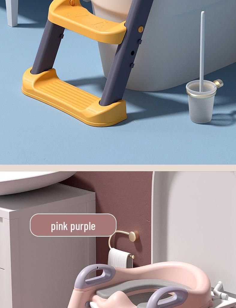 Foldable Children's Potty Ladder & Toilet Seat