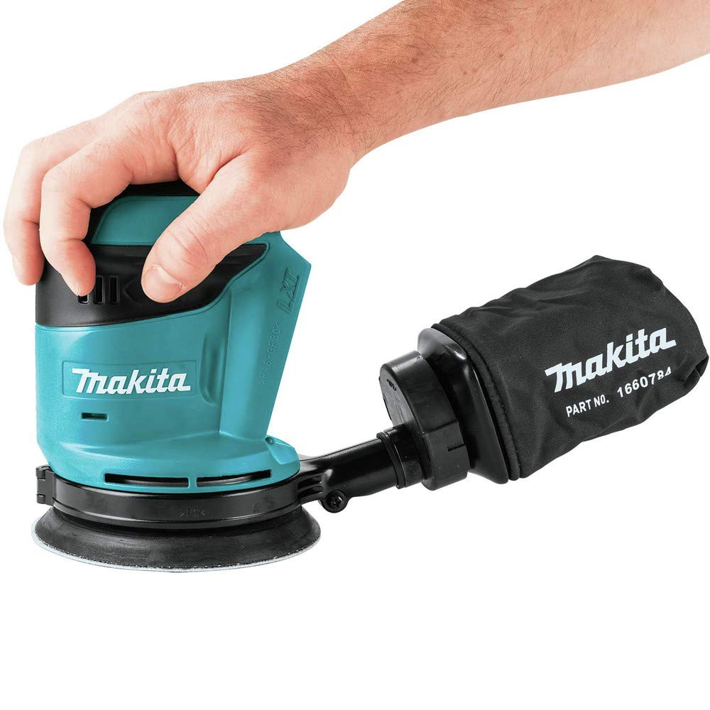 Makita XOB01Z 18V LXT Cordless Random Orbit by Makita Lithium-Ion Sander, 7,000, 9,500, 11,000 OPM, 5-Inch
