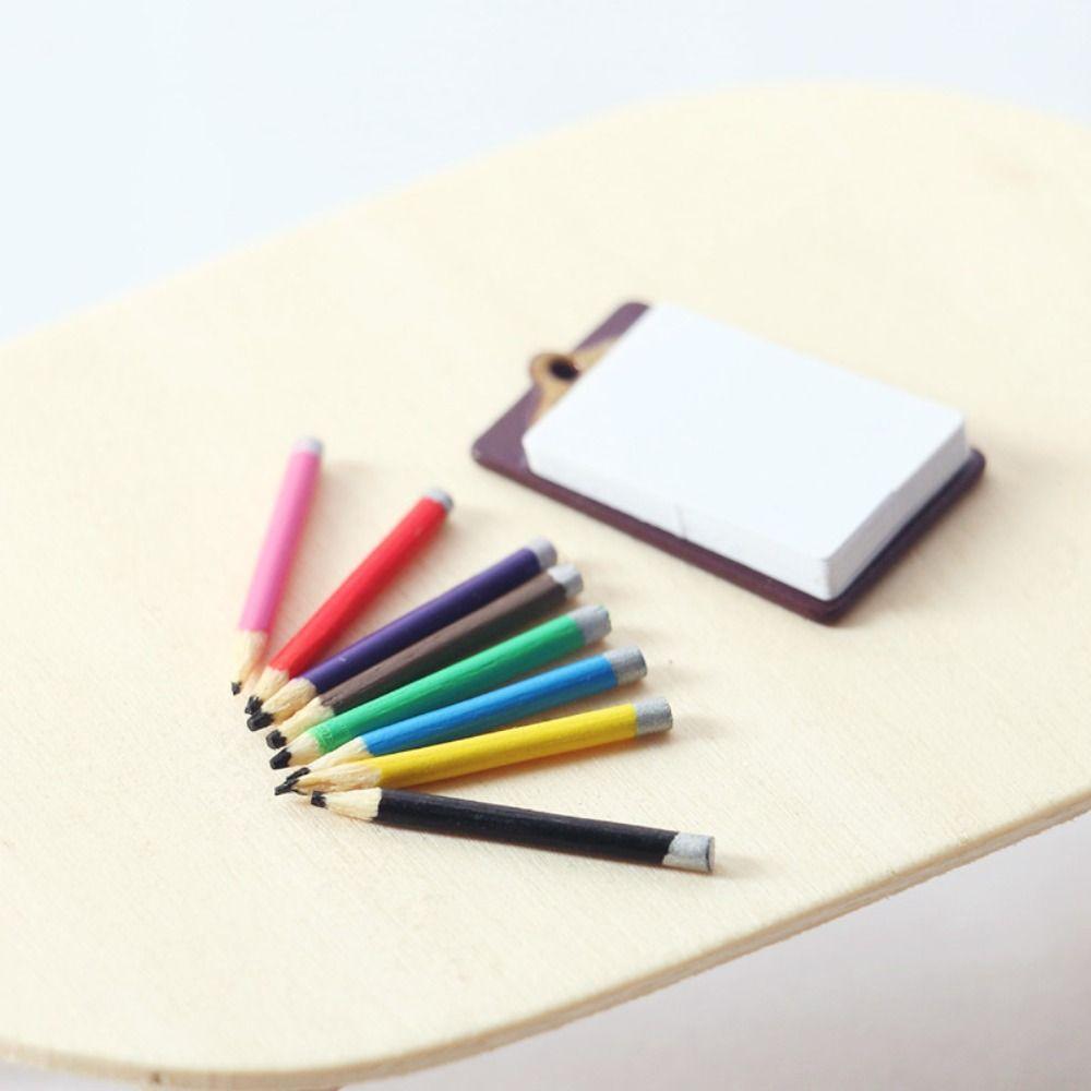 1:12 Scale Doll Stationery Mini Painting Tools Dollhouse Writing Materials  Party Festival