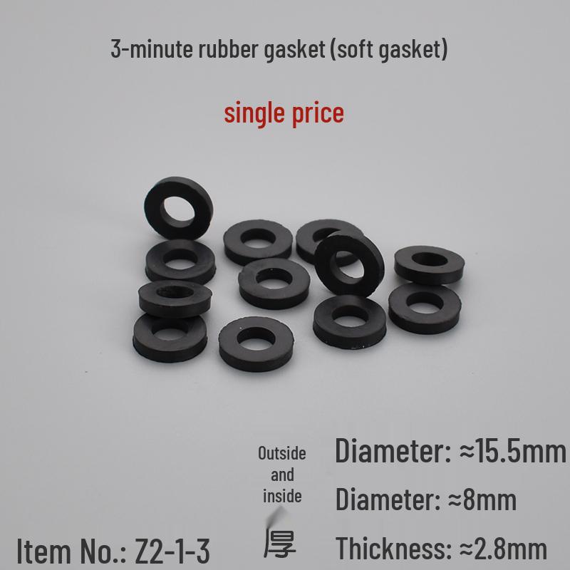Jeu de Joints Souples en Caoutchouc Silicone et Joints Durs en PTFE - Différentes Tailles Disponibles