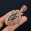 Turitella Fossil Pendant, Handmade Gemstone Pendant, 999 Copper Wire Wrapped Pendant Antique Jewelry, For Engagement Gift