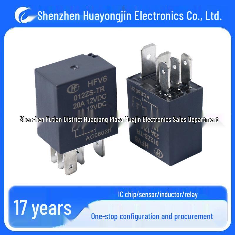 Hongfa HFV6/012ZS-TR 30A 4-Pin/5-Pin Automotive AC Relay