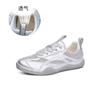 Leather Sneakers Women's 2025 New Summer Women's Shoes Flat-bottomed Breathable Forrest Gump Shoes Casual Versatile Ballet Training Shoes