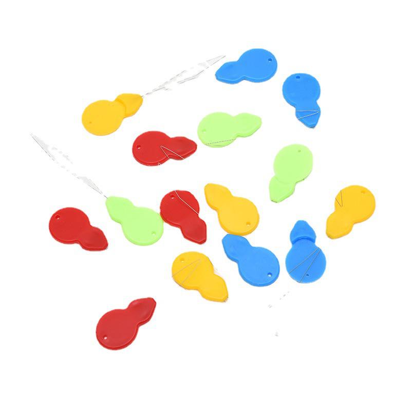 Colorful Plastic Needle Threaders for Sewing & DIY Cross Stitch