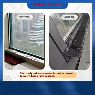 Sliding Window Water Barrier - Heavy-Duty TPE Outdoor Window Drainage System, Compatible with Single/Double Glazed Windows